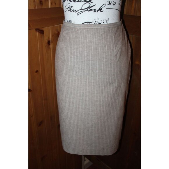 Calvin Klein Tan Pencil Skirt - Picture 2 of 8
